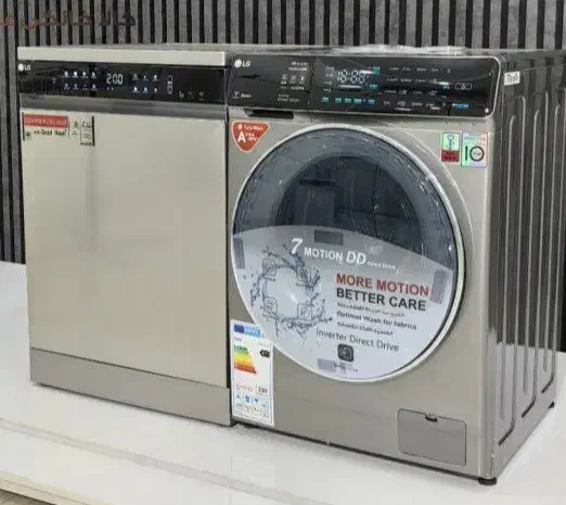 فروش ست لباسشویی ظرفشویی ال جی با گارانتی|ماشین لباسشویی و خشککن لباس|تهران, امین حضور|دیوار