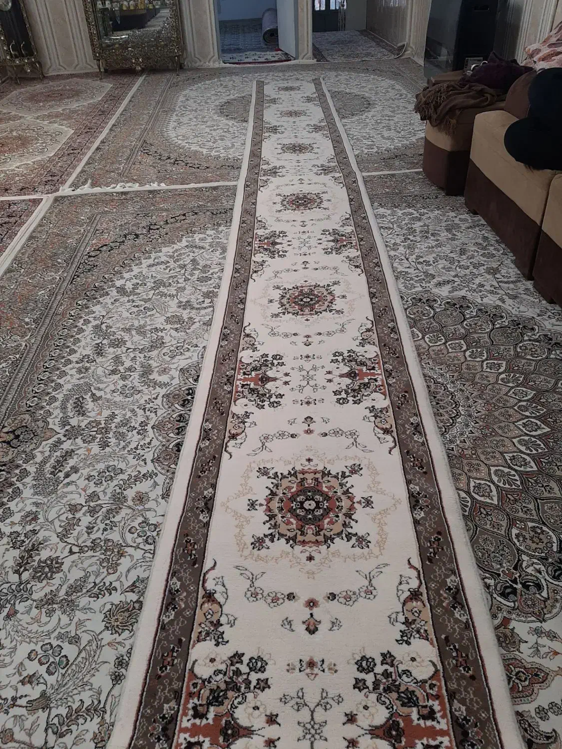 کناره فرش|فرش|کرمانشاه, |دیوار