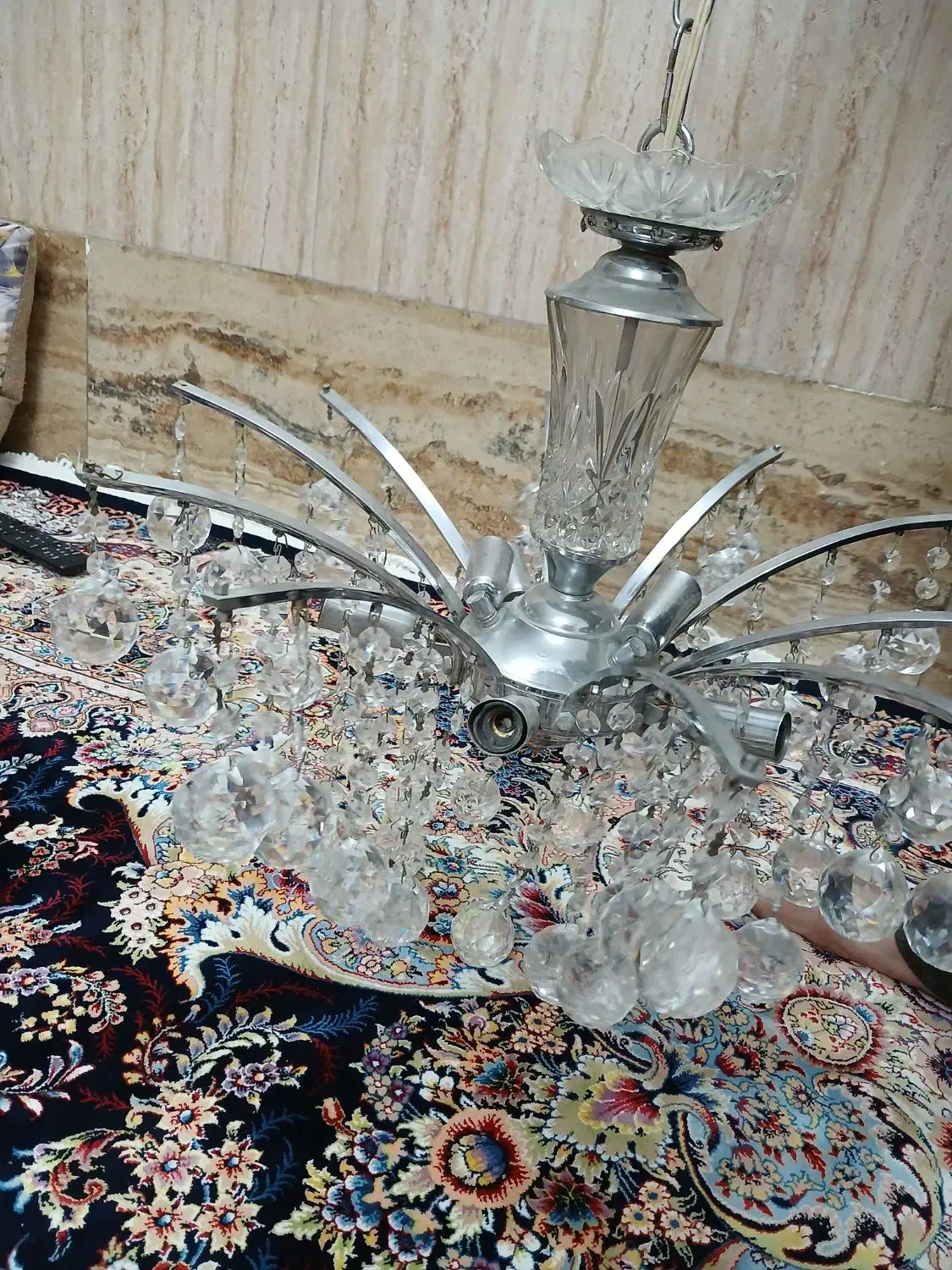 لوستر سالم|لوستر و چراغ آویز|پاکدشت, پاکدشت (مامازند)|دیوار