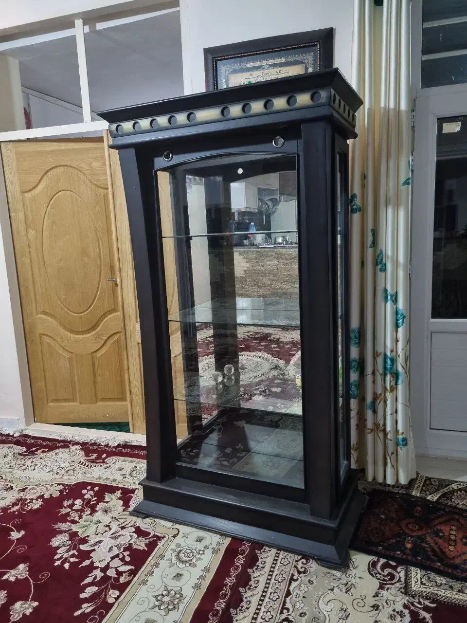 بوفه تمام چوب روستای عمیداباد|بوفه، ویترین، کنسول|خرمدره, |دیوار