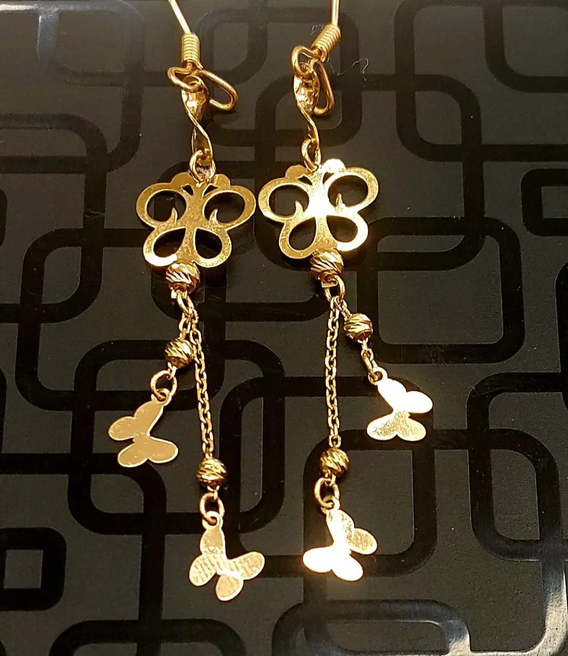 انواع گوشواره آویز با اجرت عالی|جواهرات|قم, ارم|دیوار