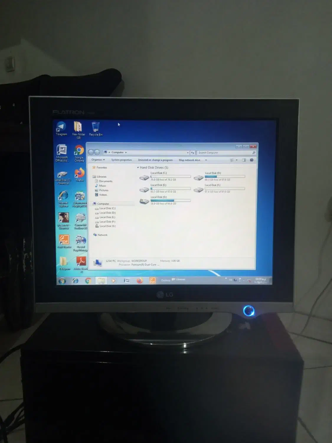 کامپیوتر|رایانه رومیزی|ملارد, |دیوار