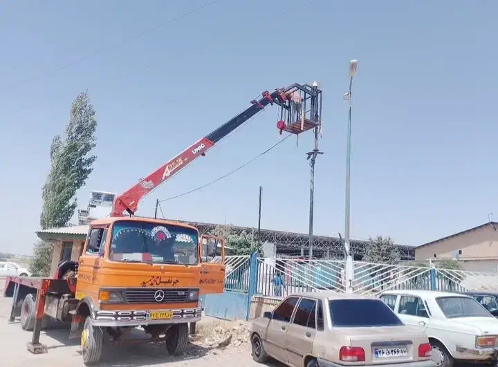 جرثقیل ۳تنی کفی دکل بلند|خدمات حمل و نقل|ابهر, |دیوار