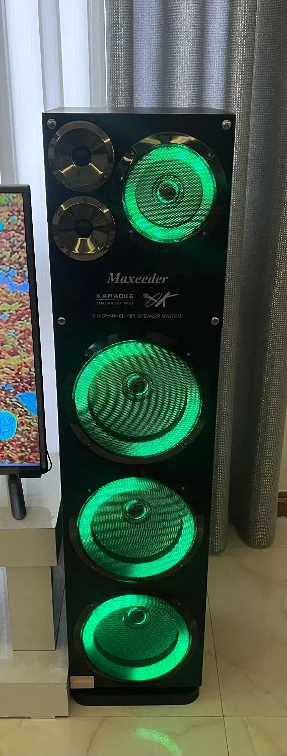 باند دو قلوی  مکسیدر  با صدای بسیار عالی|سیستم صوتی خانگی|رشت, رودبارتان|دیوار