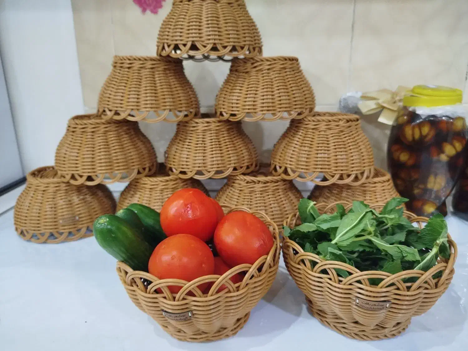 انواع سبد های اشپزخانه|ظروف سرو و پذیرایی|برازجان, |دیوار