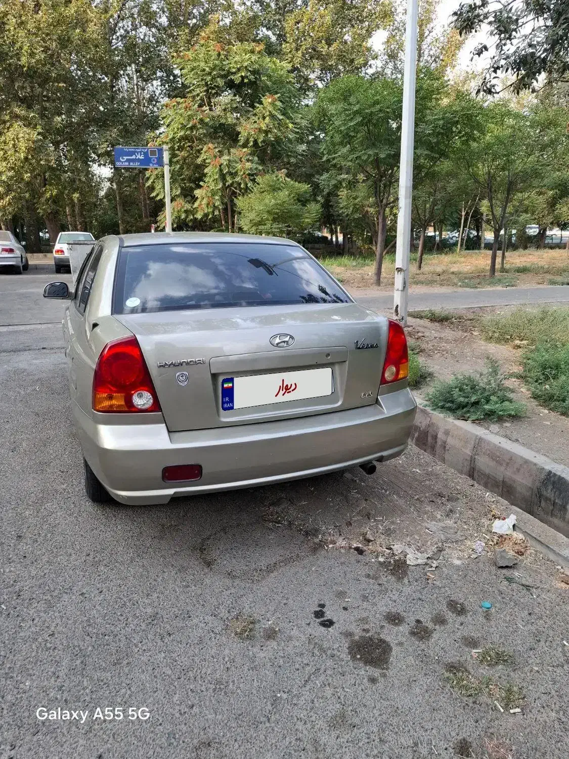 هیوندای ورنا بسیار تمیز فوری فروشی به علت مهاجرت|خودرو سواری و وانت|تهران, ابوذر|دیوار