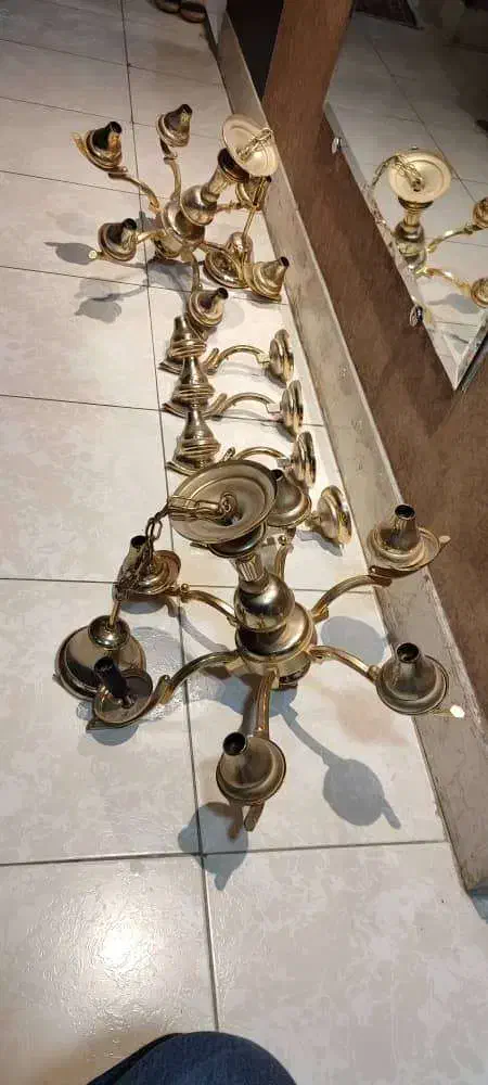 لوستر در حد نو|لوستر و چراغ آویز|اصفهان, فیض|دیوار