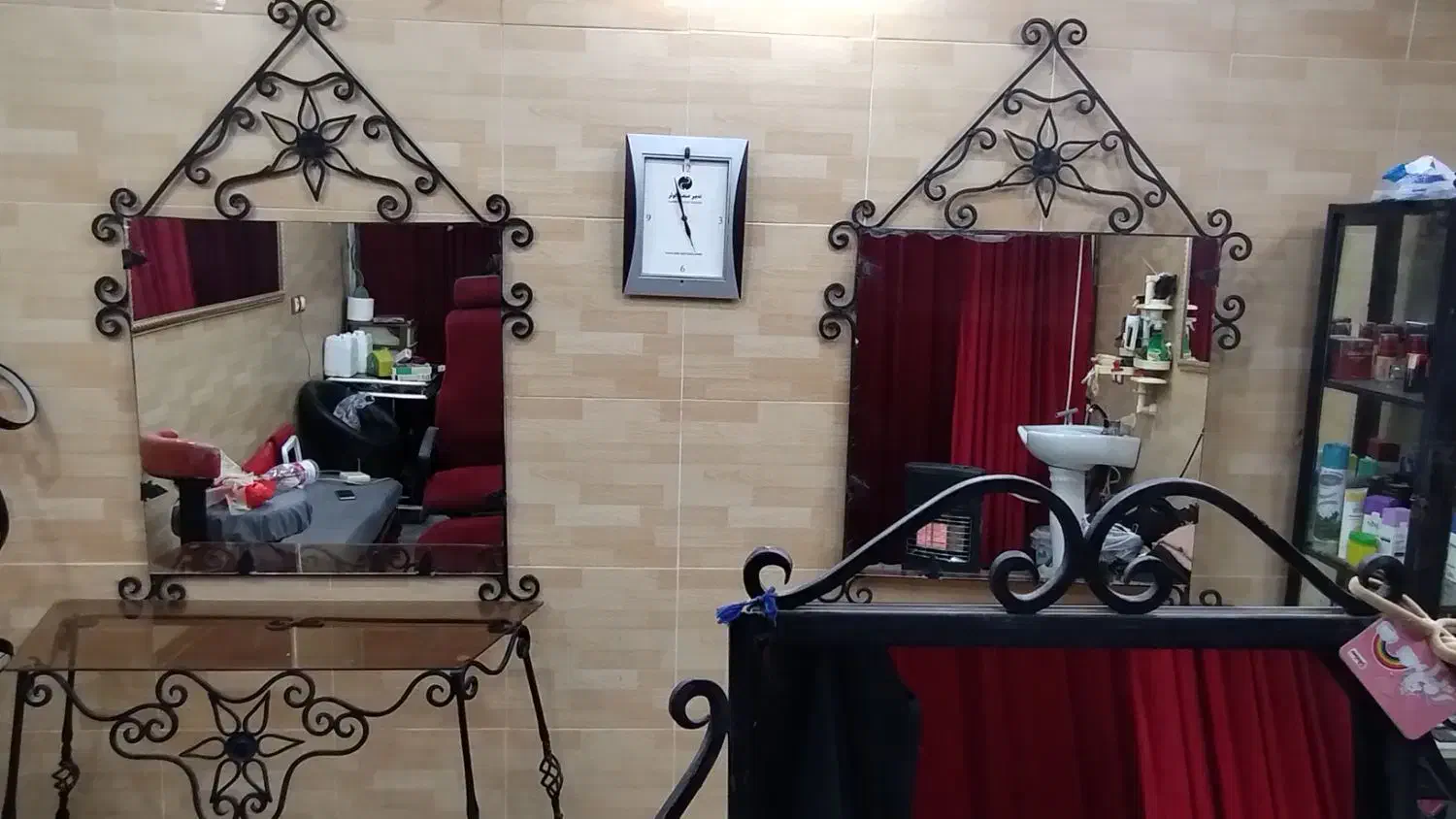 آیینه فرفوژه و میزش|آینه|تهران, مشیریه|دیوار