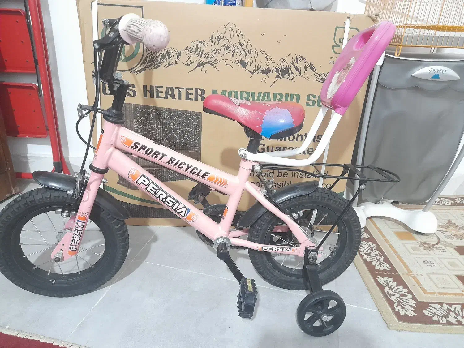 دوچرخه بچگانه دخترونه|دوچرخه، اسکیت، اسکوتر|بجنورد, |دیوار