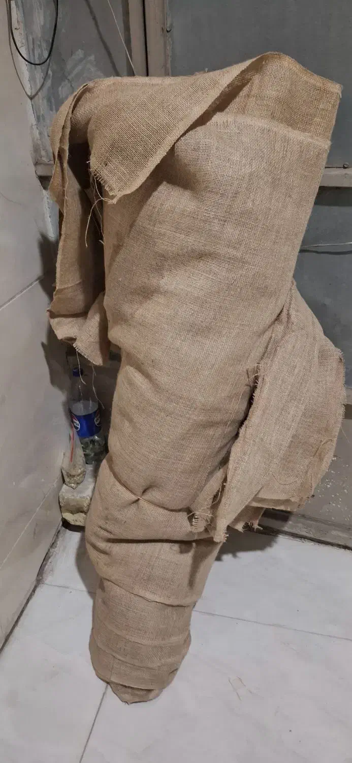 ۵۵متر گونی کنفی نو استفاده نشده|صنایع دستی و سایر لوازم تزئینی|یزد, |دیوار