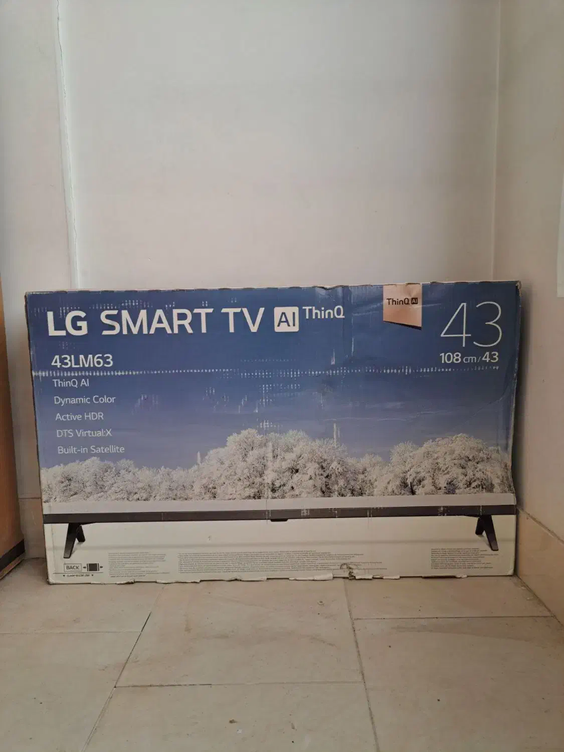تلویزیون ال جی ۴۳ آکبند|تلویزیون و پروژکتور|قزوین, |دیوار