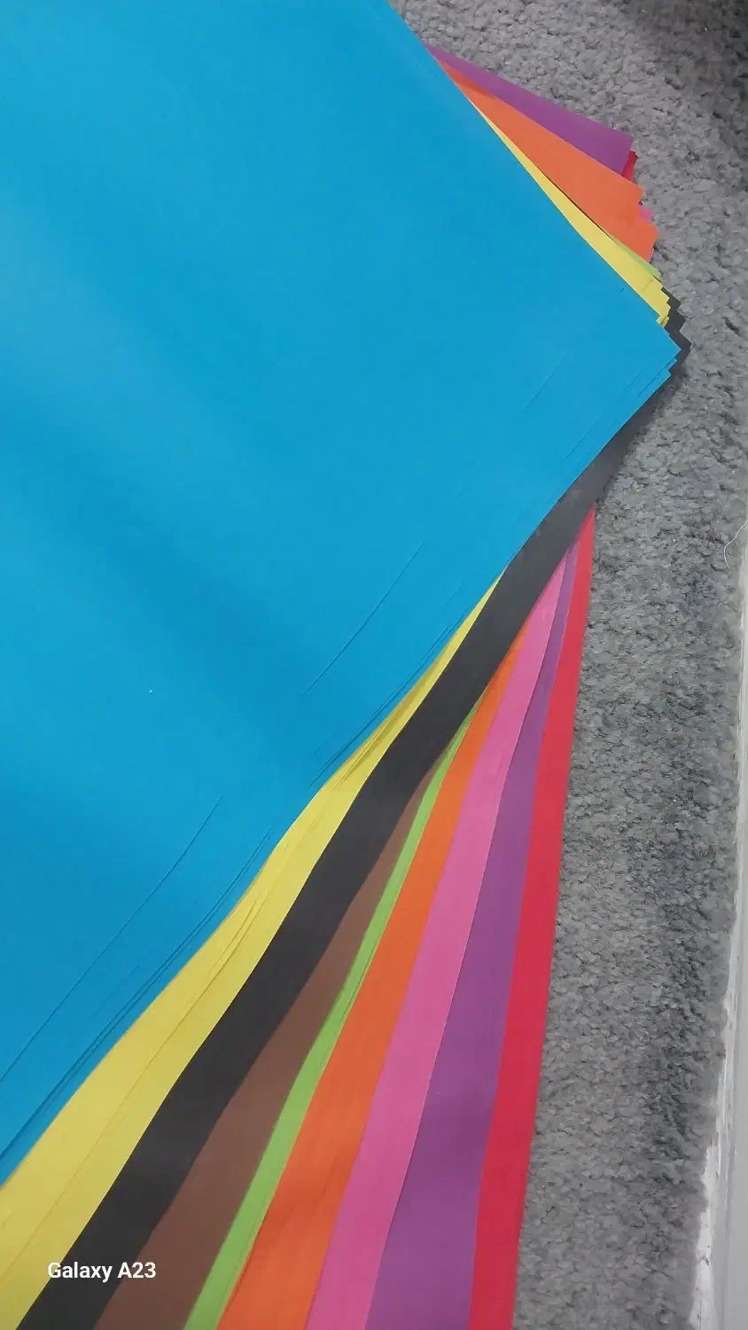 کاغذ رنگی در  رنگ های مختلف سایز بزرگ|لوازم التحریر|اقبالیه, |دیوار