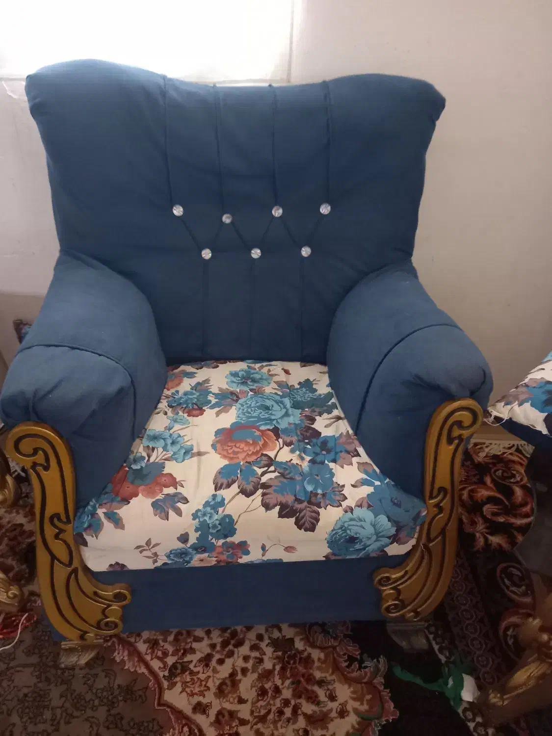 مبلمان 7نفره|مبلمان خانگی و میز عسلی|ملک‌آباد, |دیوار