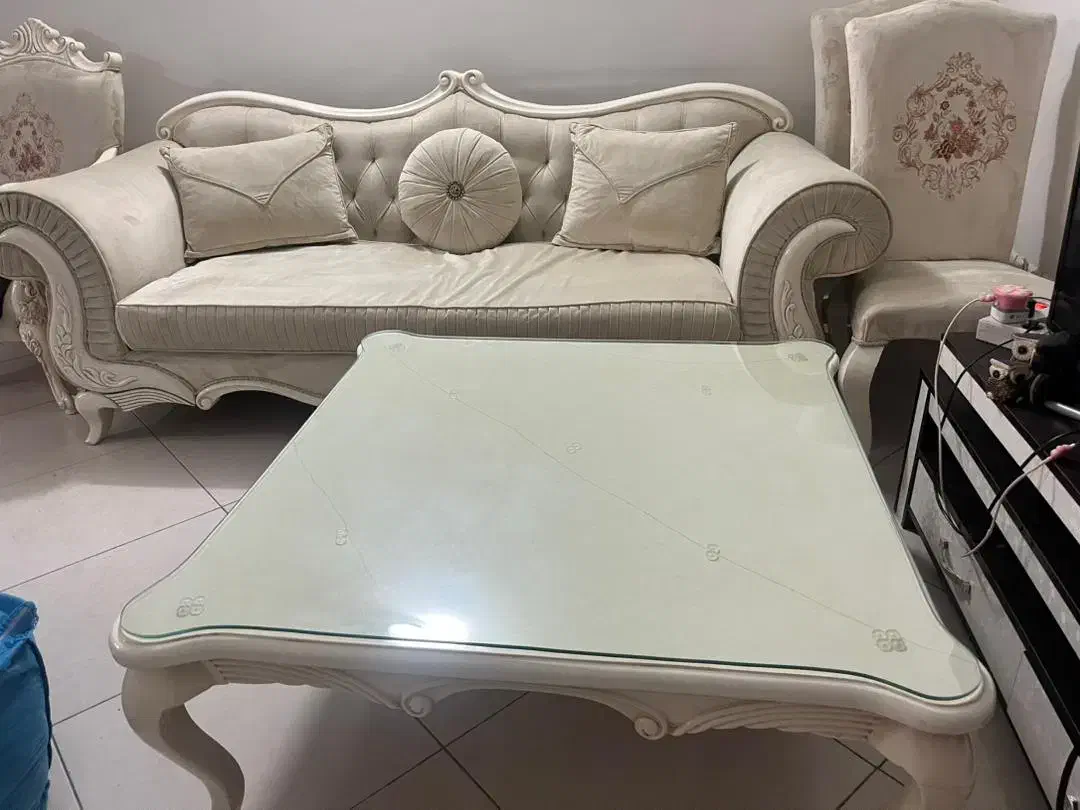 ست مبلمان ۷ نفره و ناهارخوری ۶ نفره|مبلمان خانگی و میز عسلی|تهران, جوادیه|دیوار