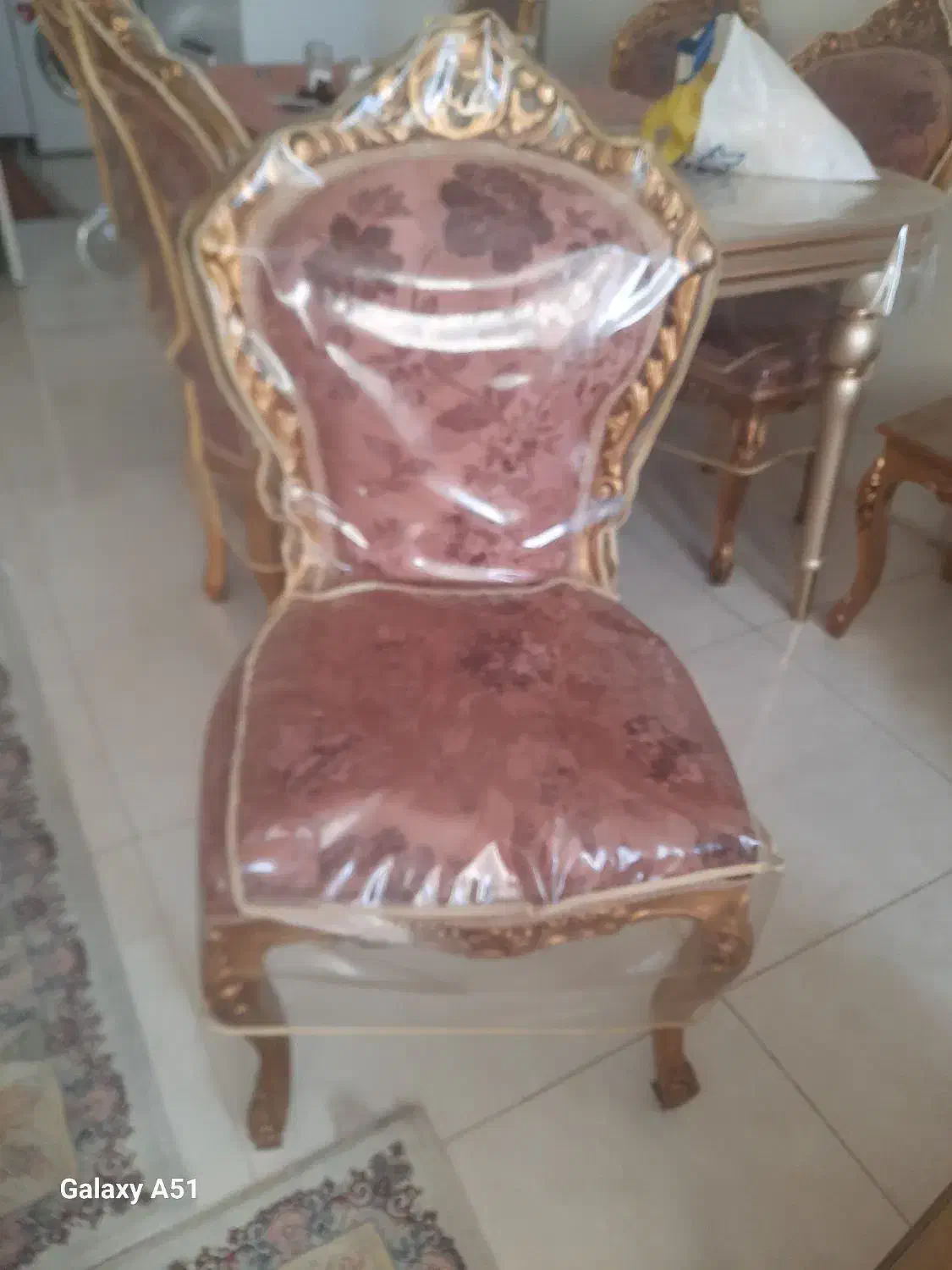 فروش مبل استیل و ۸ عدد صندلی ناهاخوری|مبلمان خانگی و میز عسلی|گرمدره, |دیوار