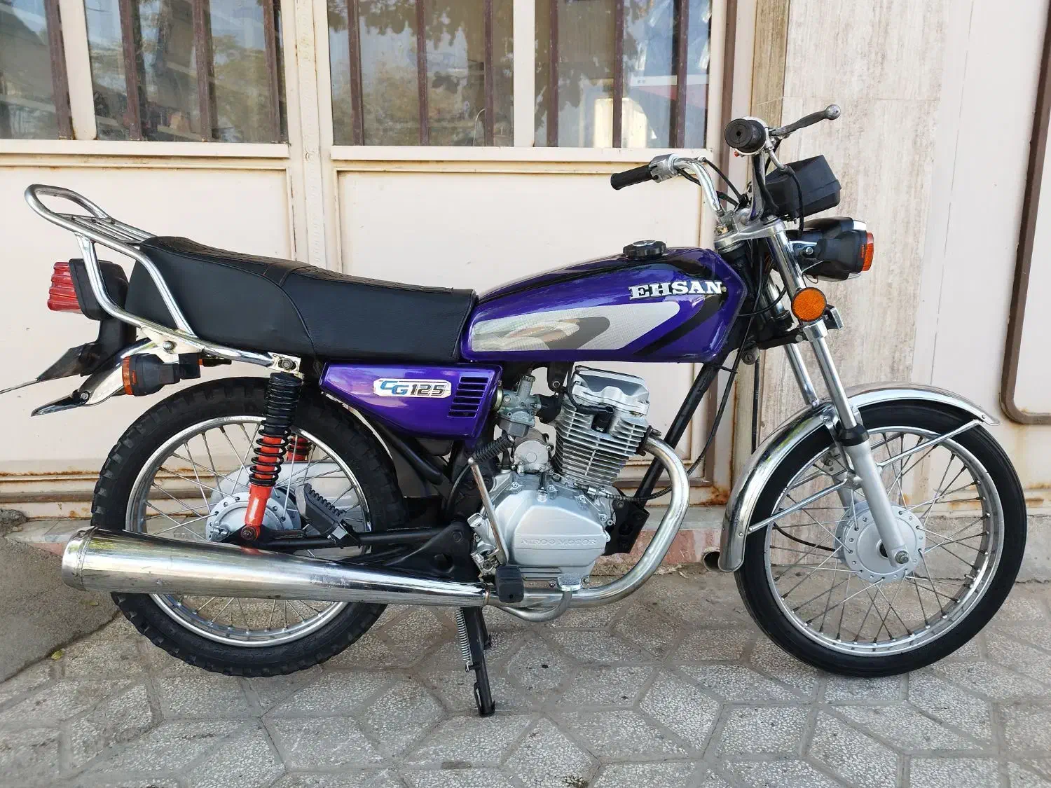 موتور هندا احسان ۱۲۵ مدل ۸۶ استارتی ۵ دنده|موتورسیکلت|گناباد, |دیوار