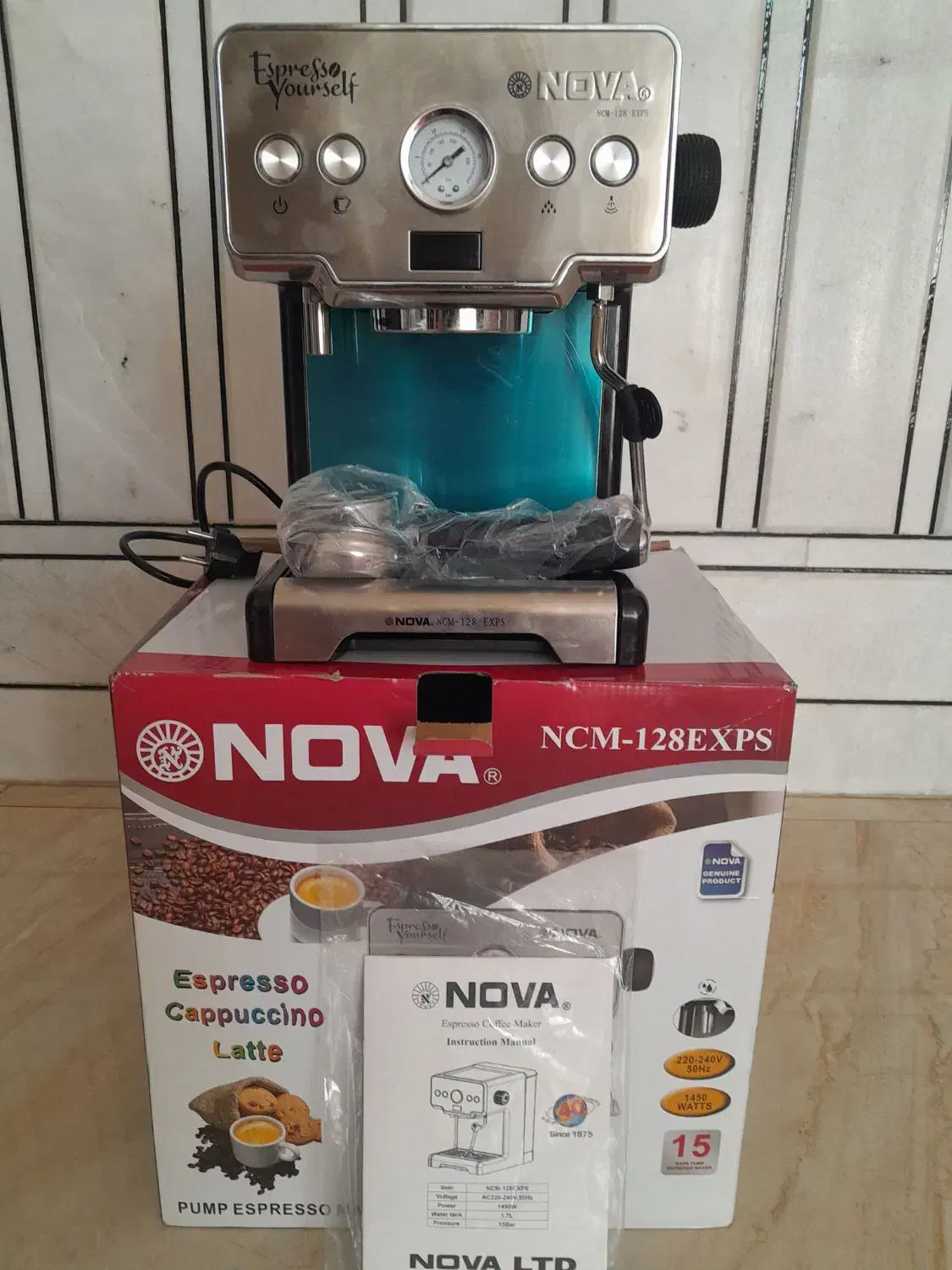 قهوه ساز فقط ابار ازش استفاده شده|سماور، چای‌ساز، قهوه‌ساز|خمینی‌شهر, |دیوار