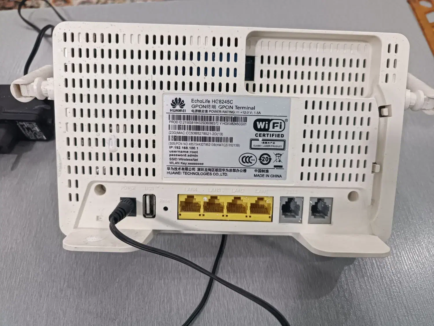 وای فای هوآوی فیبر نوری مدل 8245|مودم و تجهیزات شبکه|فردیس, شهرک شهید حسینی|دیوار