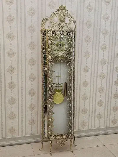 ساعت ایستاده برنز گل آفتابگردون|ساعت دیواری و تزئینی|بروجرد, |دیوار