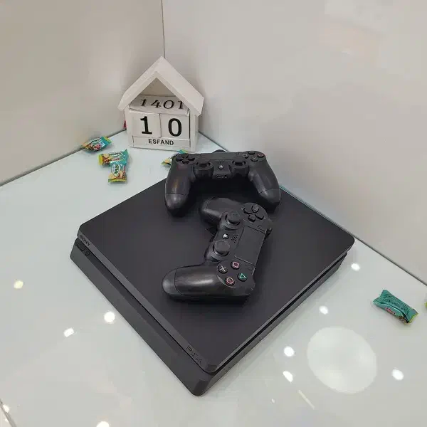 ps4 اسلیم دو دسته.مشابه نو|کنسول، بازی ویدئویی و آنلاین|قم, انسجام|دیوار