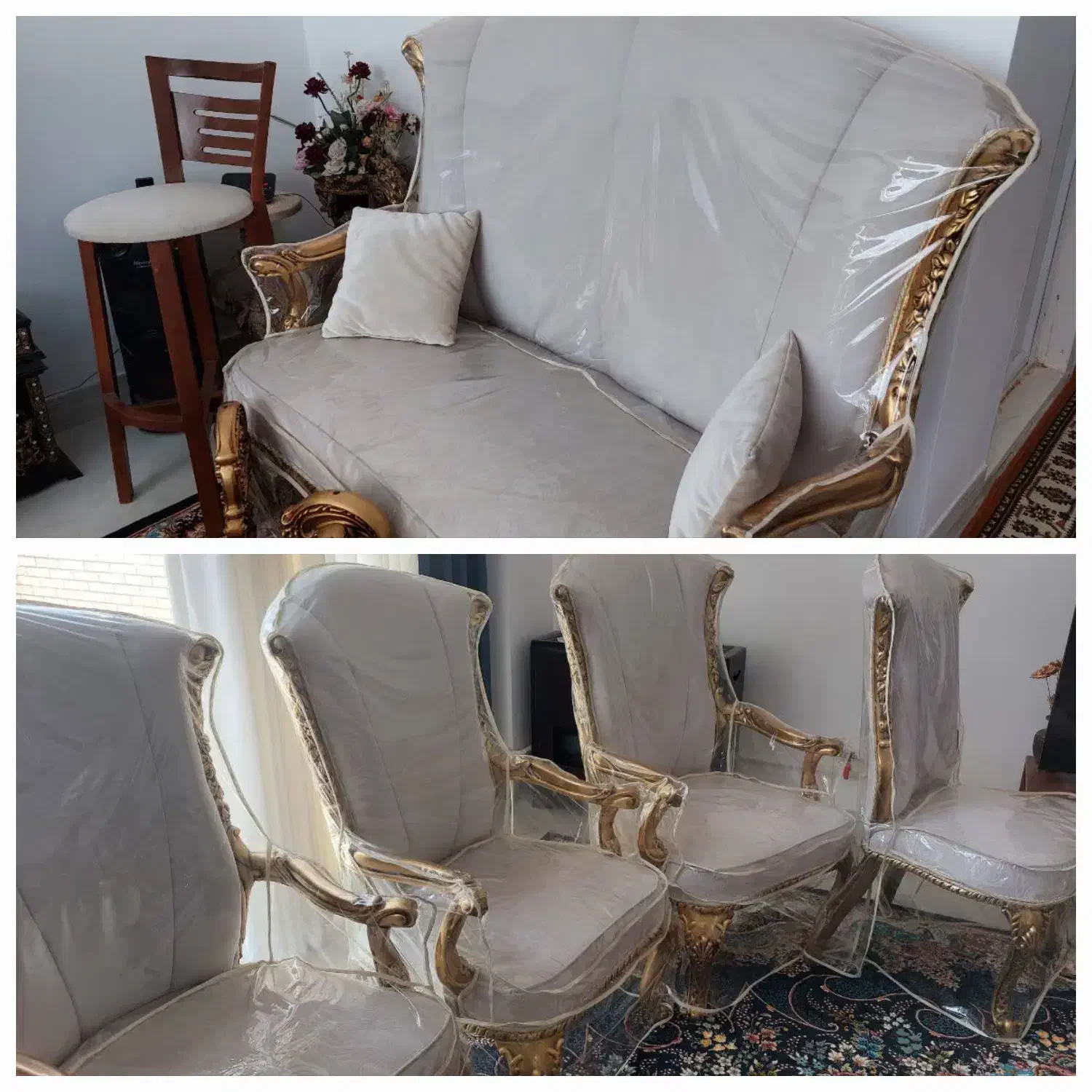 مبل سلطنتی|مبلمان خانگی و میز عسلی|طبس, |دیوار
