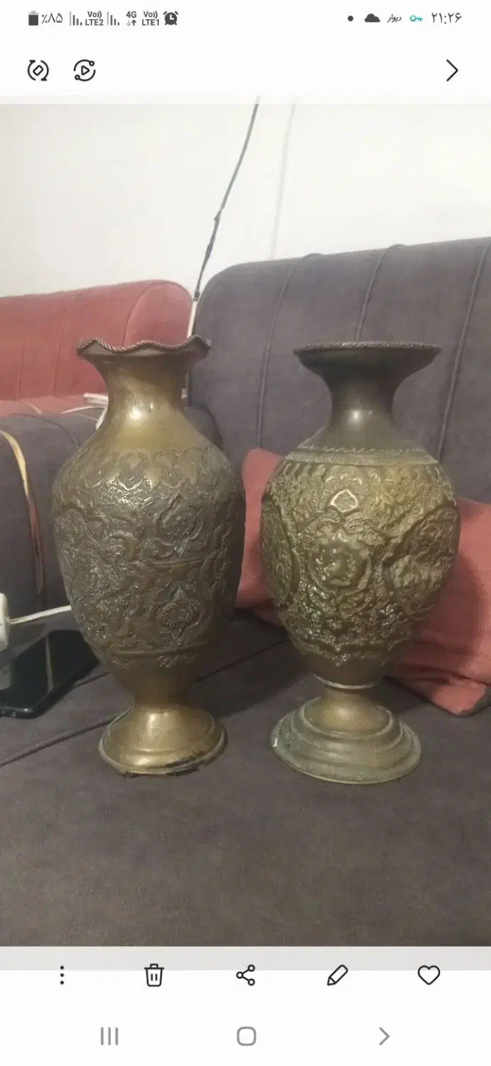 گلدون جام|کلکسیون اشیاء عتیقه|مشکین‌دشت, |دیوار