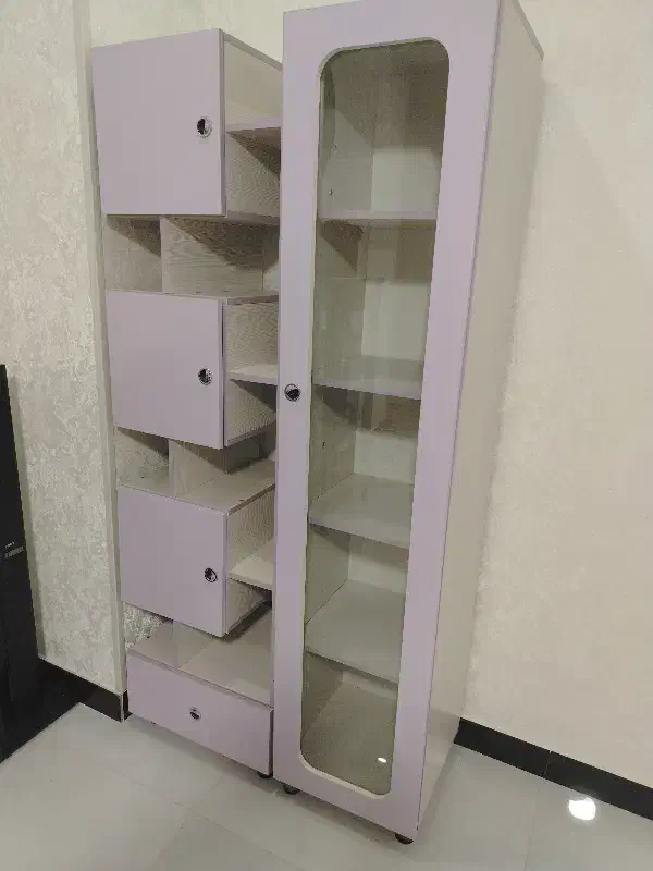 کمد دخترانه|کتابخانه، شلف، قفسه‌های دیواری|کرج, برغان|دیوار