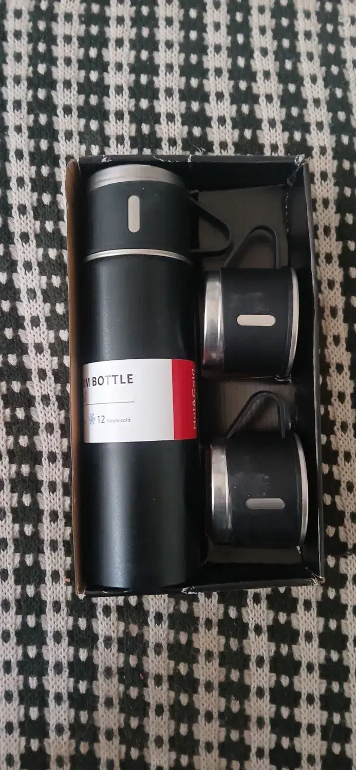 فلاسک ۳کاپه نیم لیتری|ظروف نگهدارنده، پلاستیکی، یک‌بارمصرف|کوهدشت, |دیوار