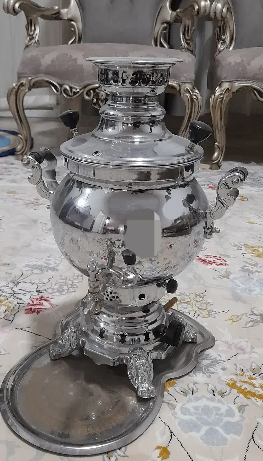 سماور جهاز عروس استفاده نشده فقط کارتن ندارد|سماور، چایساز، قهوهساز|رفسنجان, |دیوار