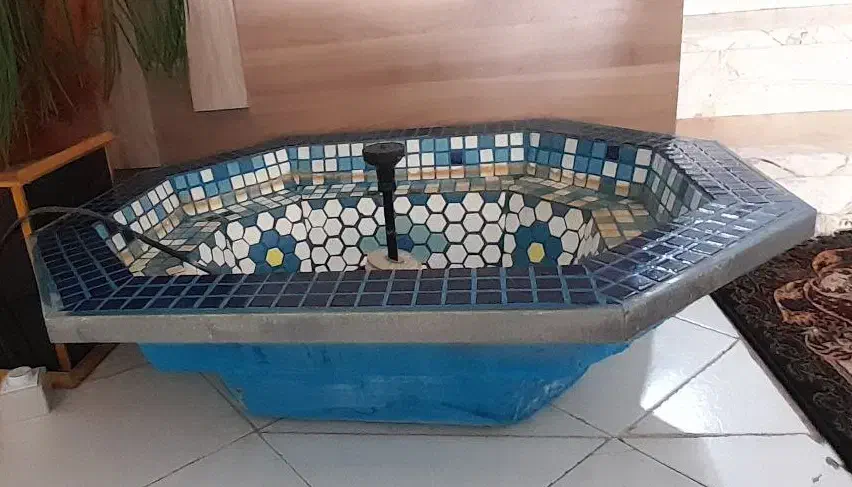 حوض|گل و گیاه طبیعی|مشهد, صیاد شیرازی|دیوار