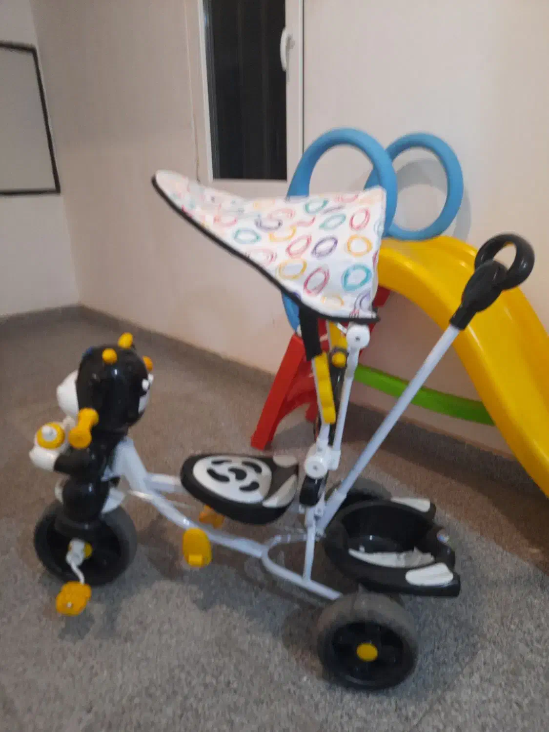 سه چرخه کودک|اسباببازی بچه|هشتگرد, فاز ۷ مهستان|دیوار