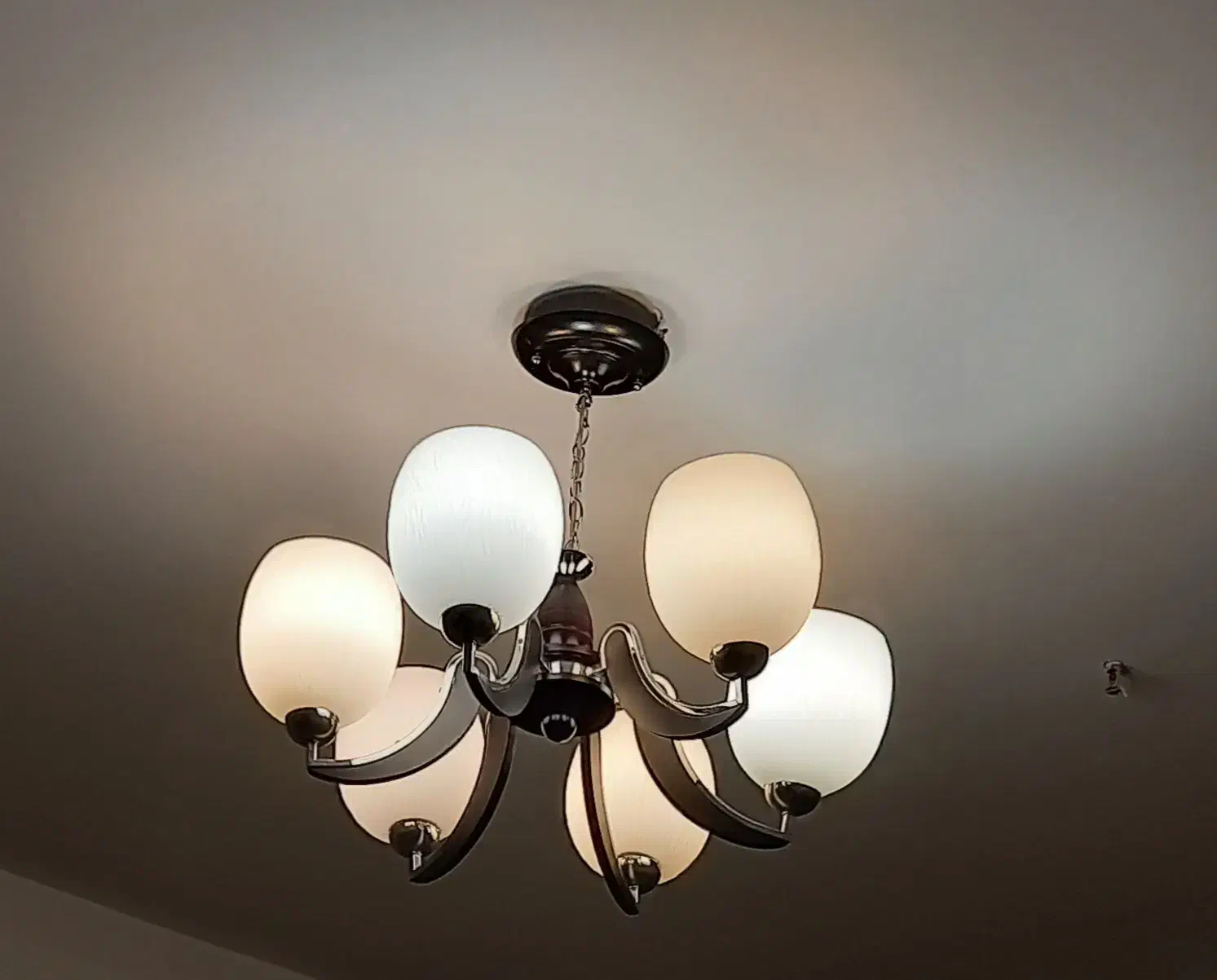 لوستر ۶ شاخه|لوستر و چراغ آویز|کرج, باغستان|دیوار