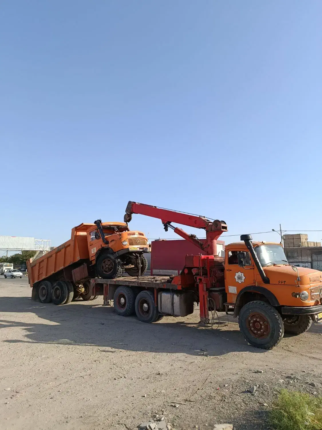 جرثقیل ده تن 10تن جرثقیل سنگین جرثقیل ده چرخ|خدمات حمل و نقل|رضویه, |دیوار