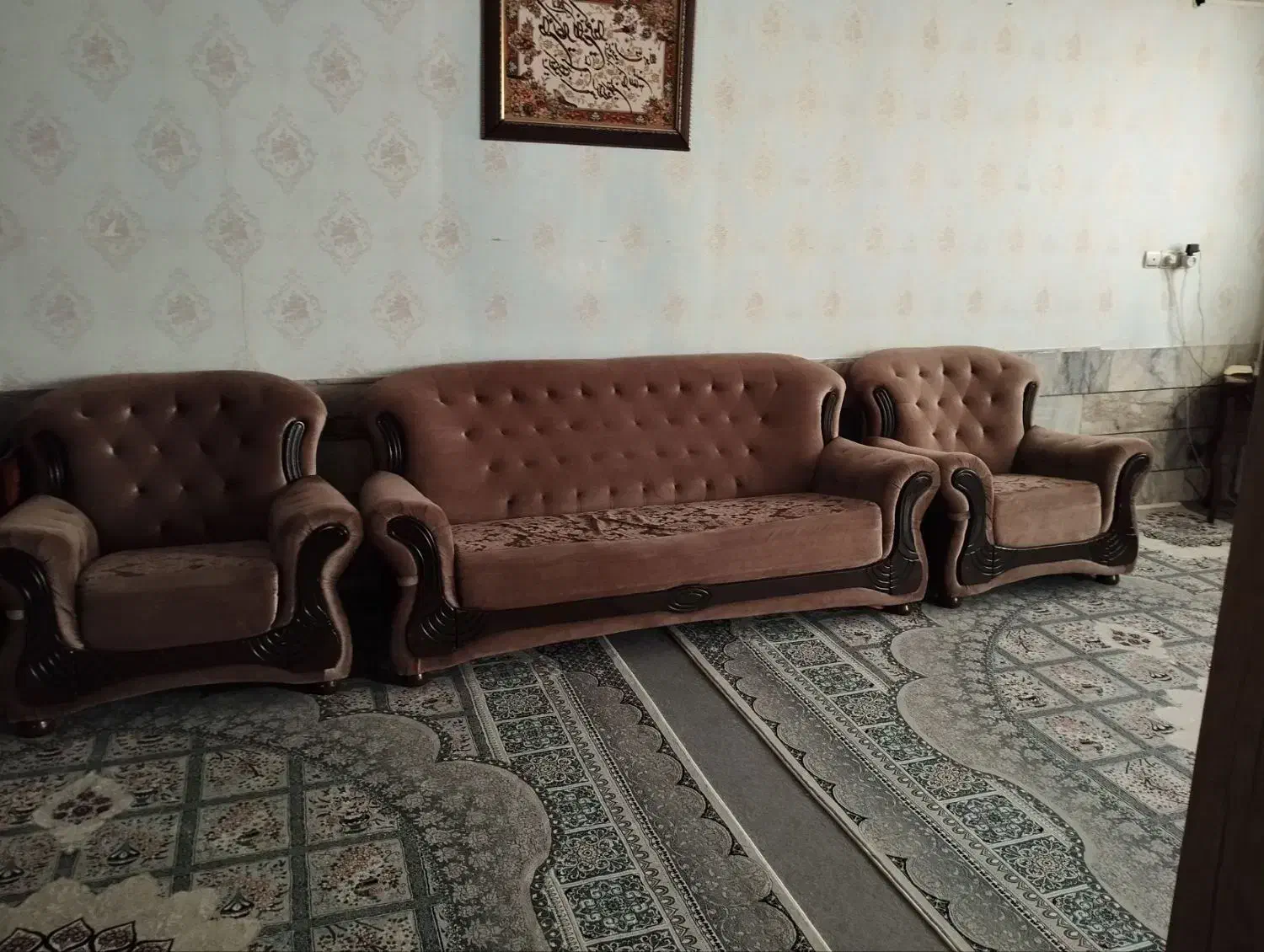 مبل، میز ناهار خوری اشانتیون|مبلمان خانگی و میز عسلی|قائن, |دیوار