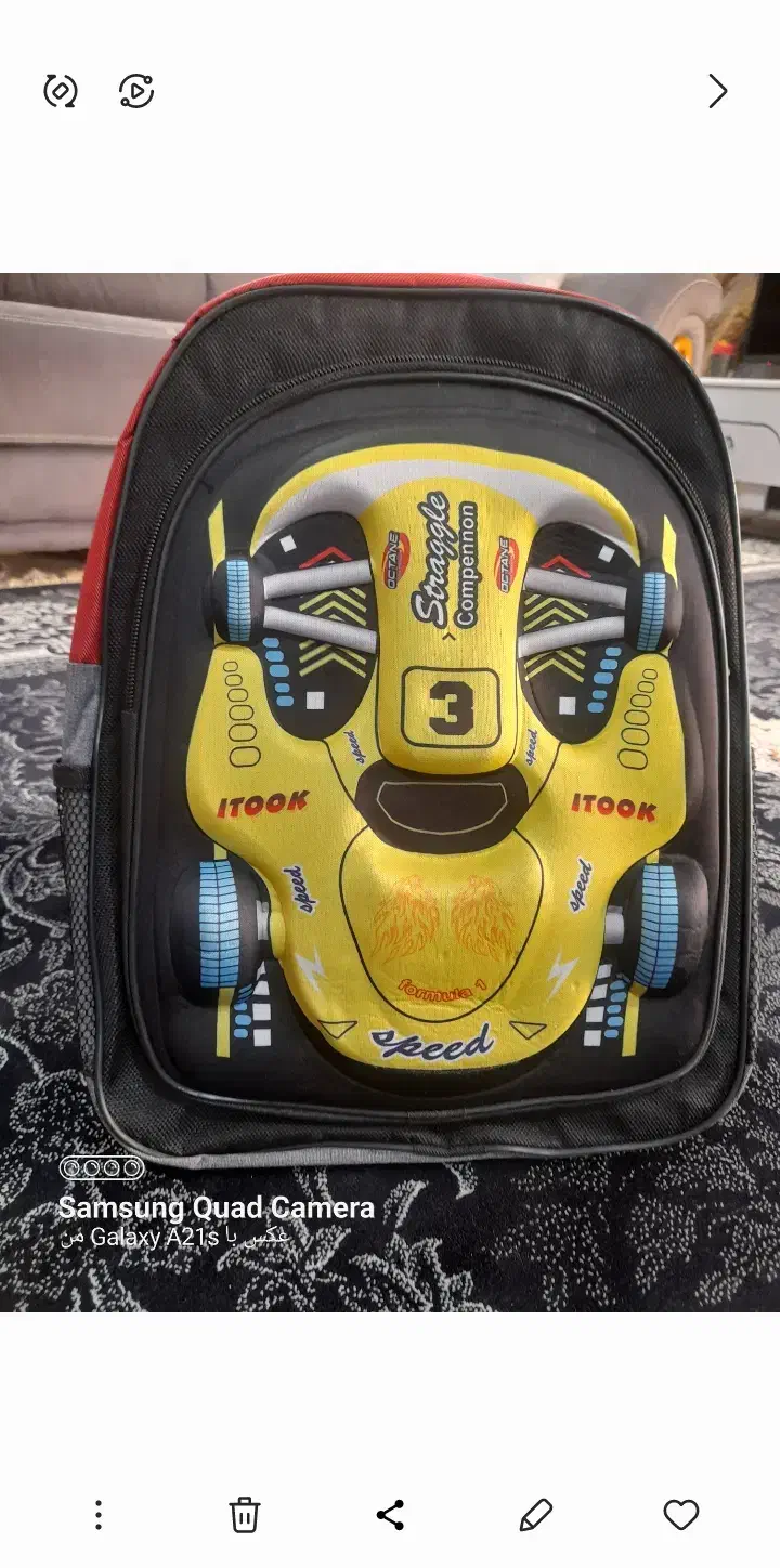 کیف بچگونه مدرسه ای  آک|کیف، کفش، کمربند|اهواز, حصیرآباد|دیوار