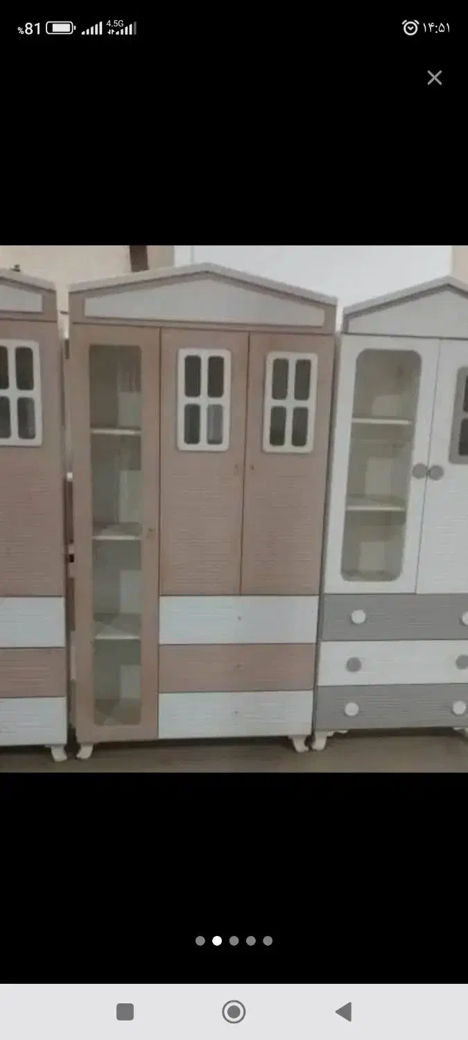 سرویس کودک هوم، اقساطی|تخت و سرویس خواب|قم, قلعه صدری|دیوار