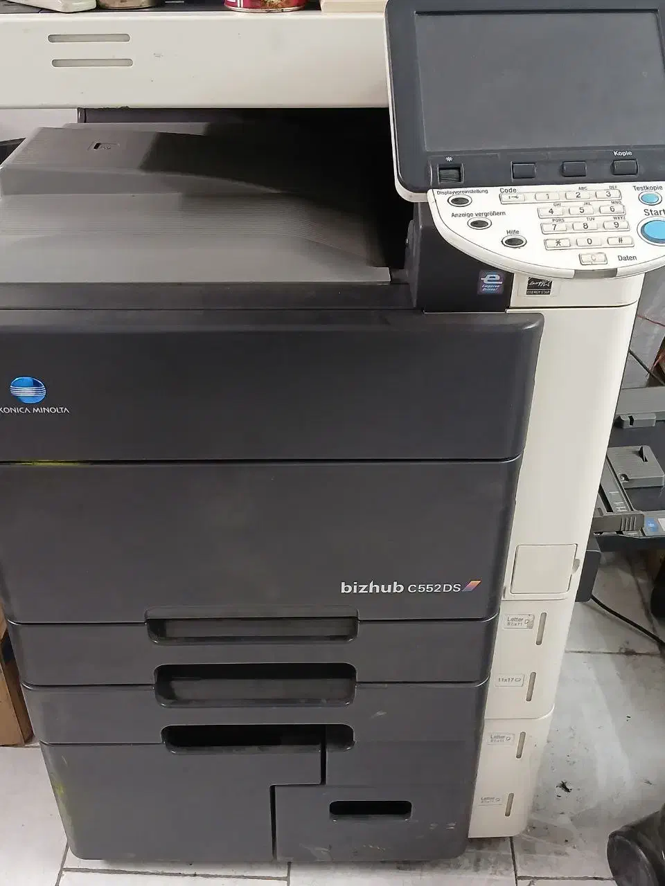 کونیکا ۵۵۲|پرینتر، اسکنر، کپی، فکس|قم, خندق|دیوار