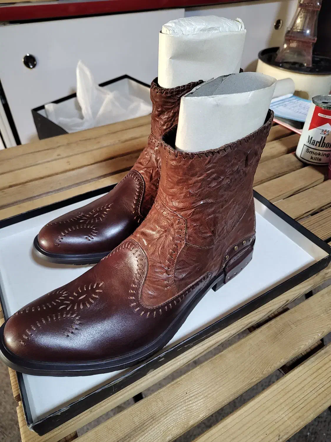 پوتین چرم اصل آمریکایی|کیف، کفش، کمربند|تهران, نجات اللهی|دیوار