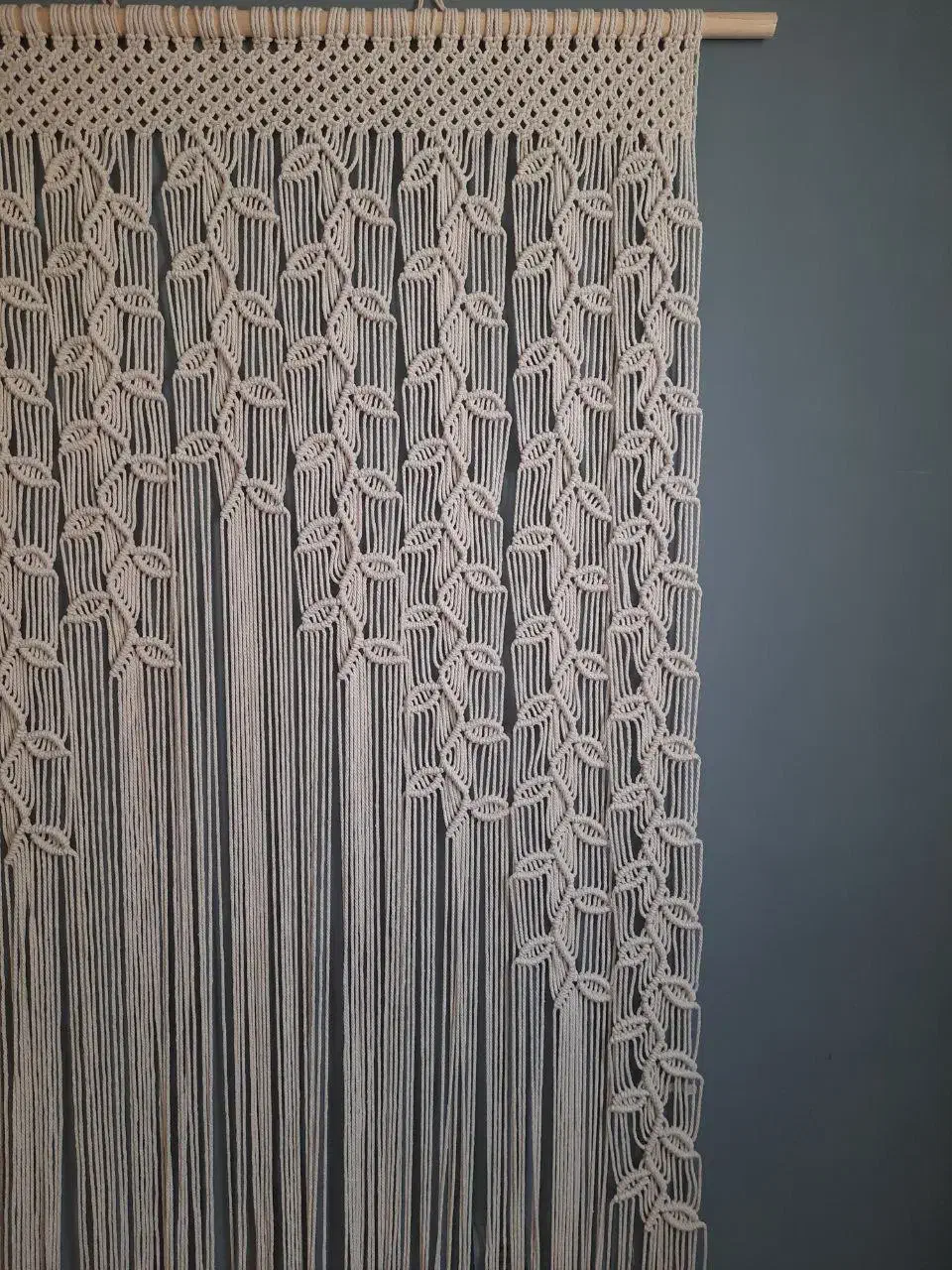 پرده مکرومه|پرده، رانر، رومیزی|فشم, |دیوار