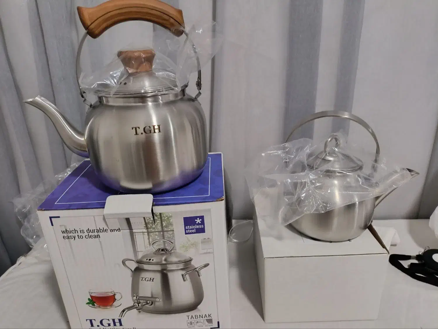 کتری استیل|قوری، کتری، قهوه‌ساز دستی|ورامین, خیر آباد|دیوار