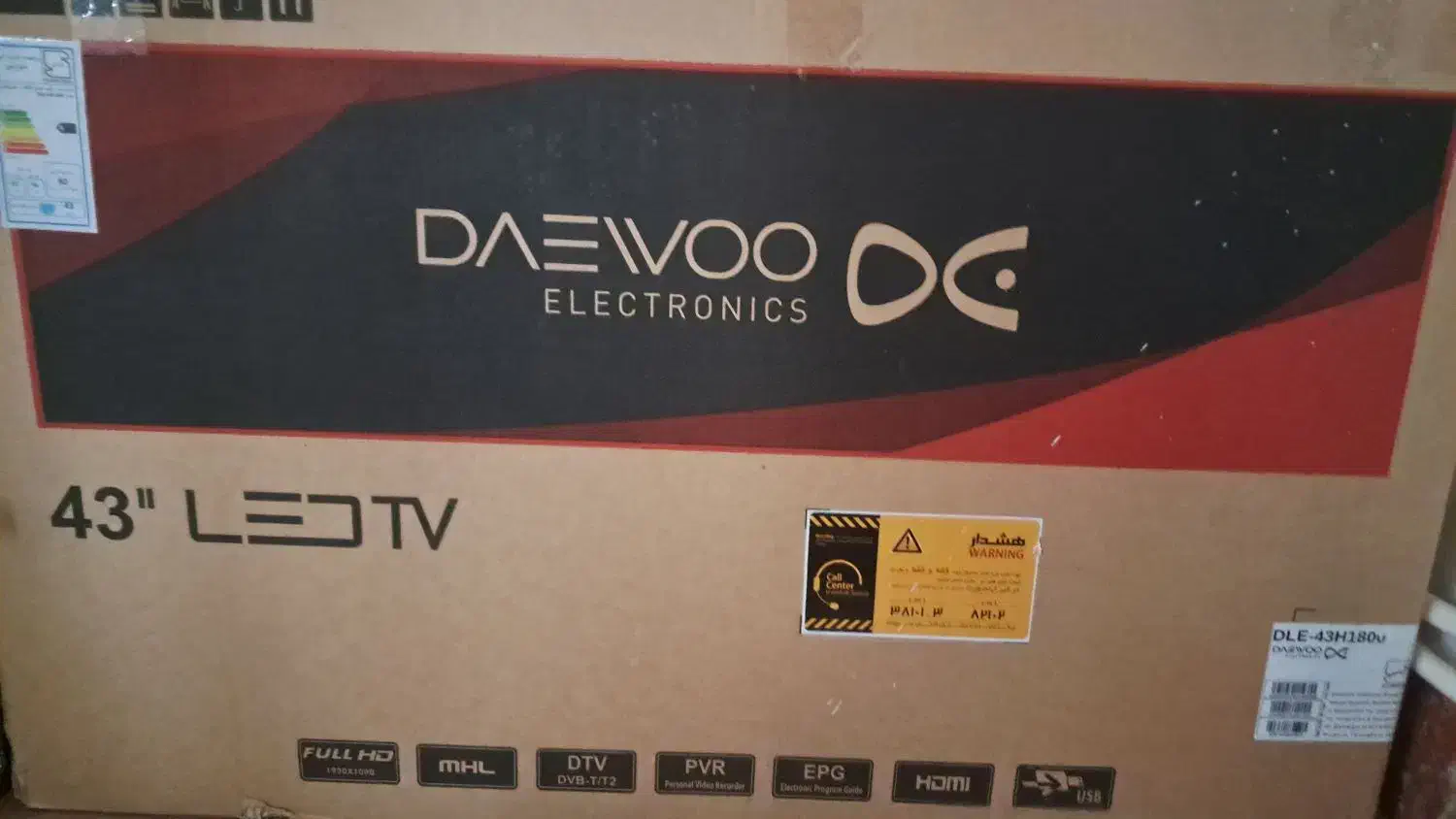 تلویزیون 43 دوو|تلویزیون و پروژکتور|نورآباد, |دیوار