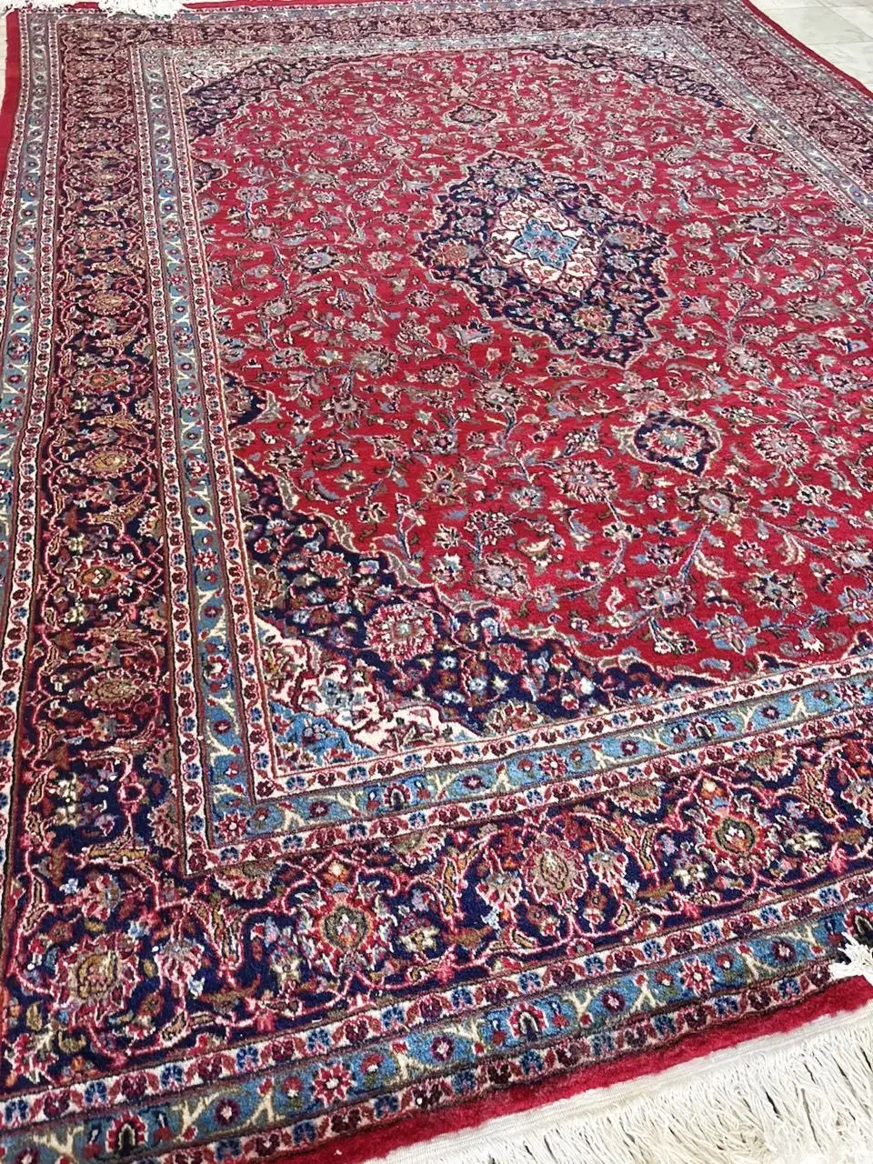 فرش ۱۲ متری دستبافت کاشان|فرش|کرج, گلشهر|دیوار