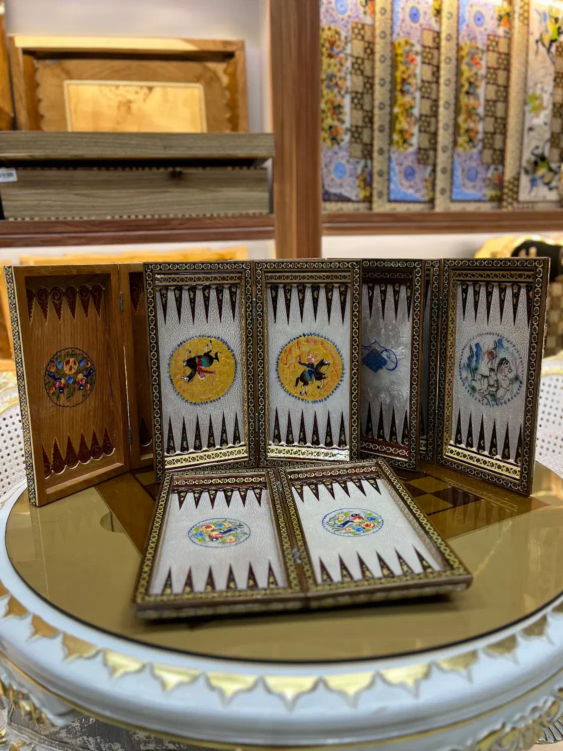 تخته نرد های خاتم کاری 30*30|اسباب‌‌بازی|مشهد, تربیت (صدف)|دیوار