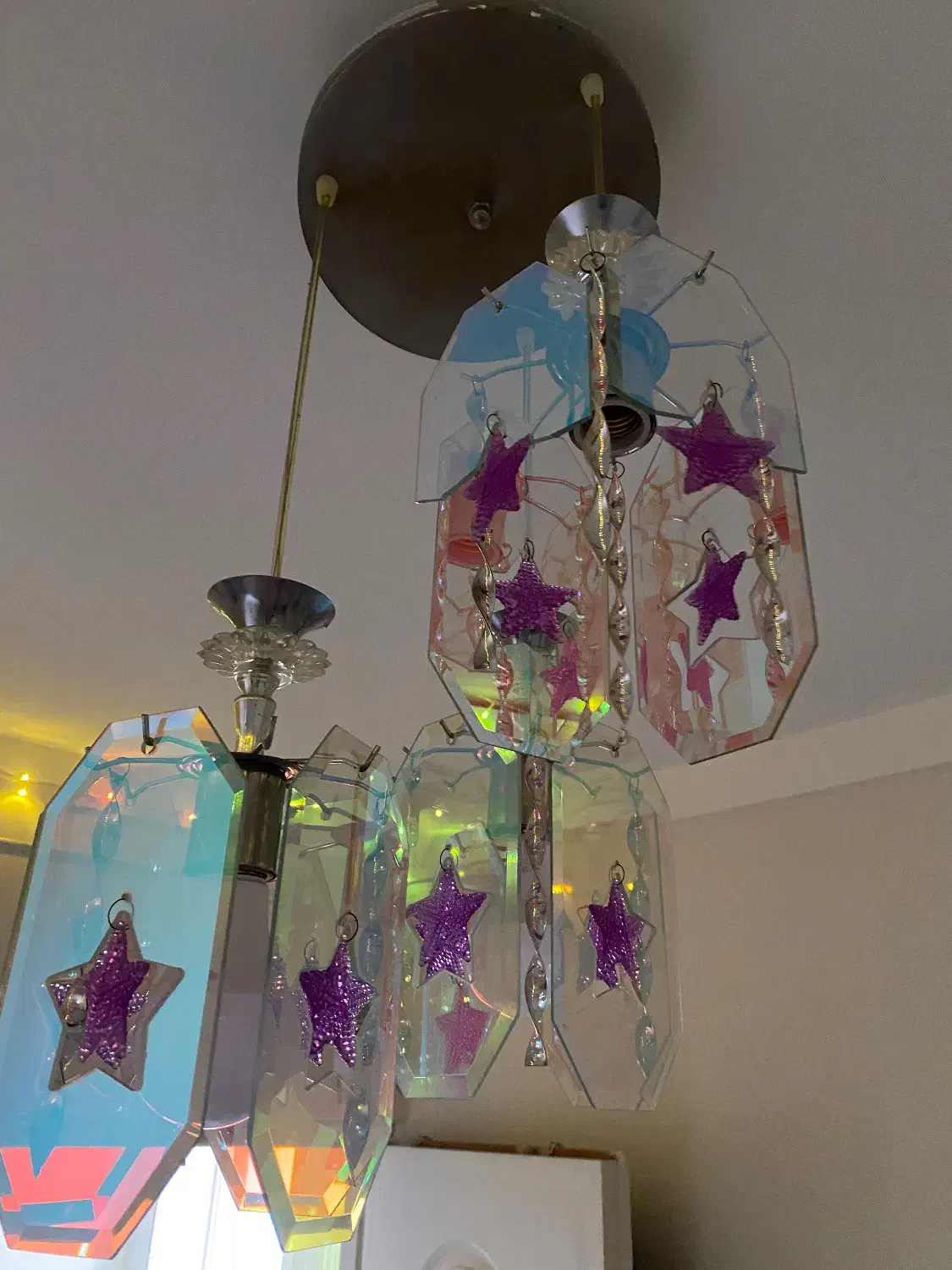 لوستر سه شاخه اتاق کودک و نوجوان|لوستر و چراغ آویز|علیآباد کتول, |دیوار