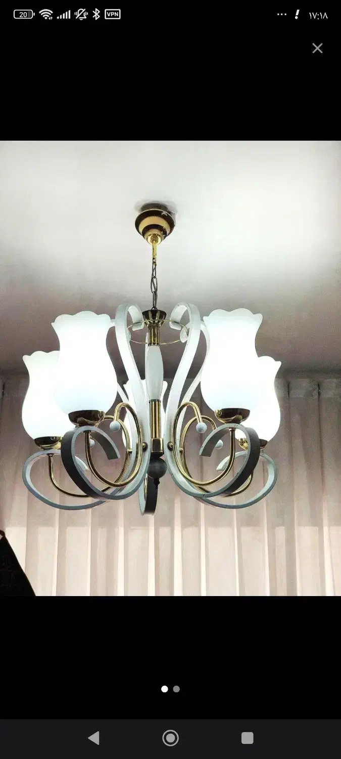 لوستر  1جفت|لوستر و چراغ آویز|تهران, بوستان سرخه حصار|دیوار