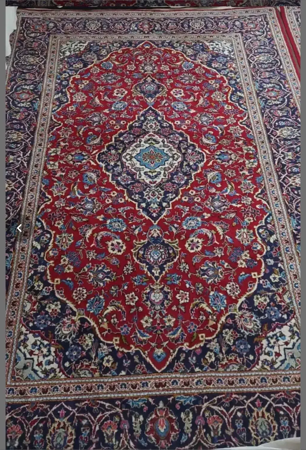 دو تخته فرش کاشان درحد نو|فرش|رشت, بلوار گیلان|دیوار