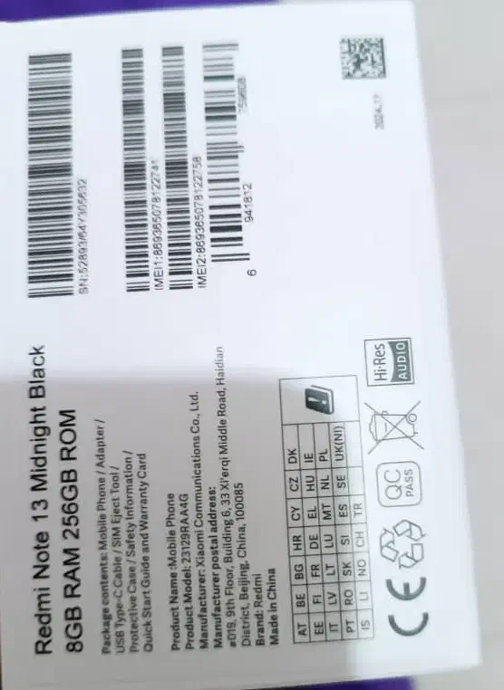 شیائومی ردمی نوت 13|موبایل|سیرجان, |دیوار