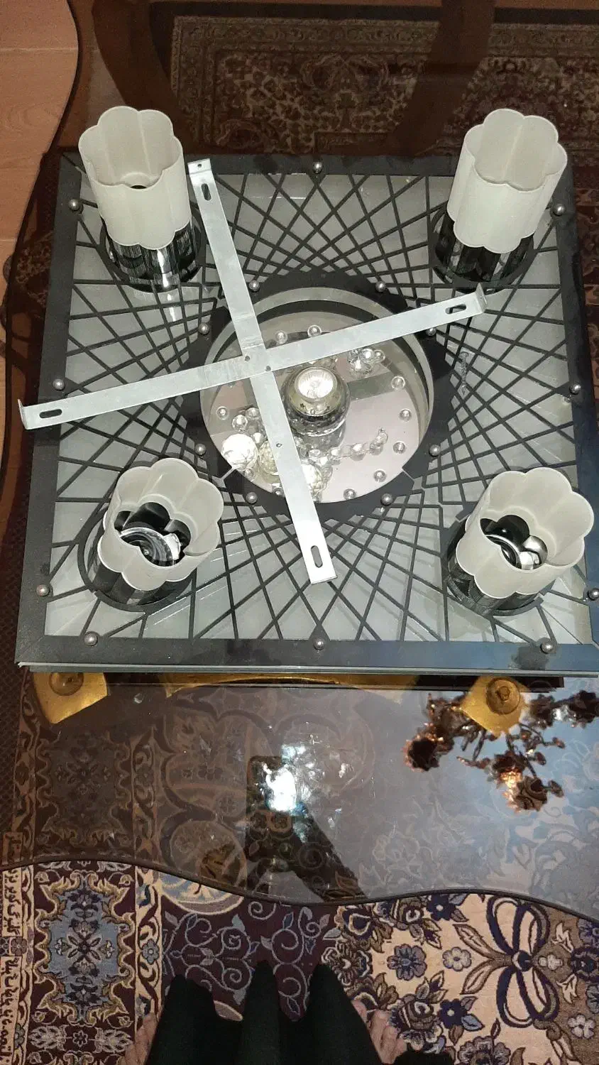 لوستر|لوستر و چراغ آویز|کرج, باغستان|دیوار