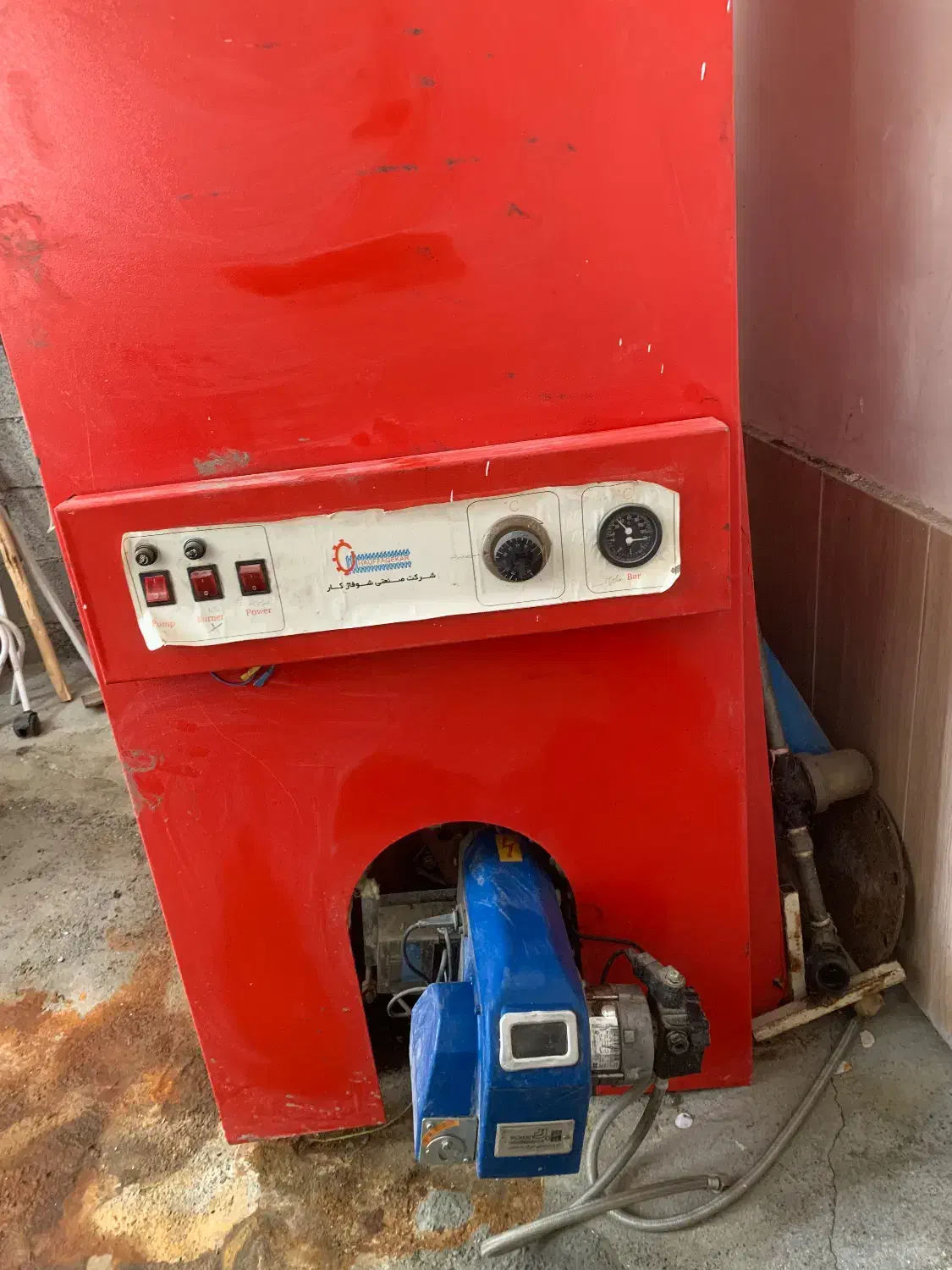 موتورخانه شوفاژ چدنی گازوئیلی در حد صفر|آبگرمکن، پکیج، شوفاژ|پیرانشهر, |دیوار