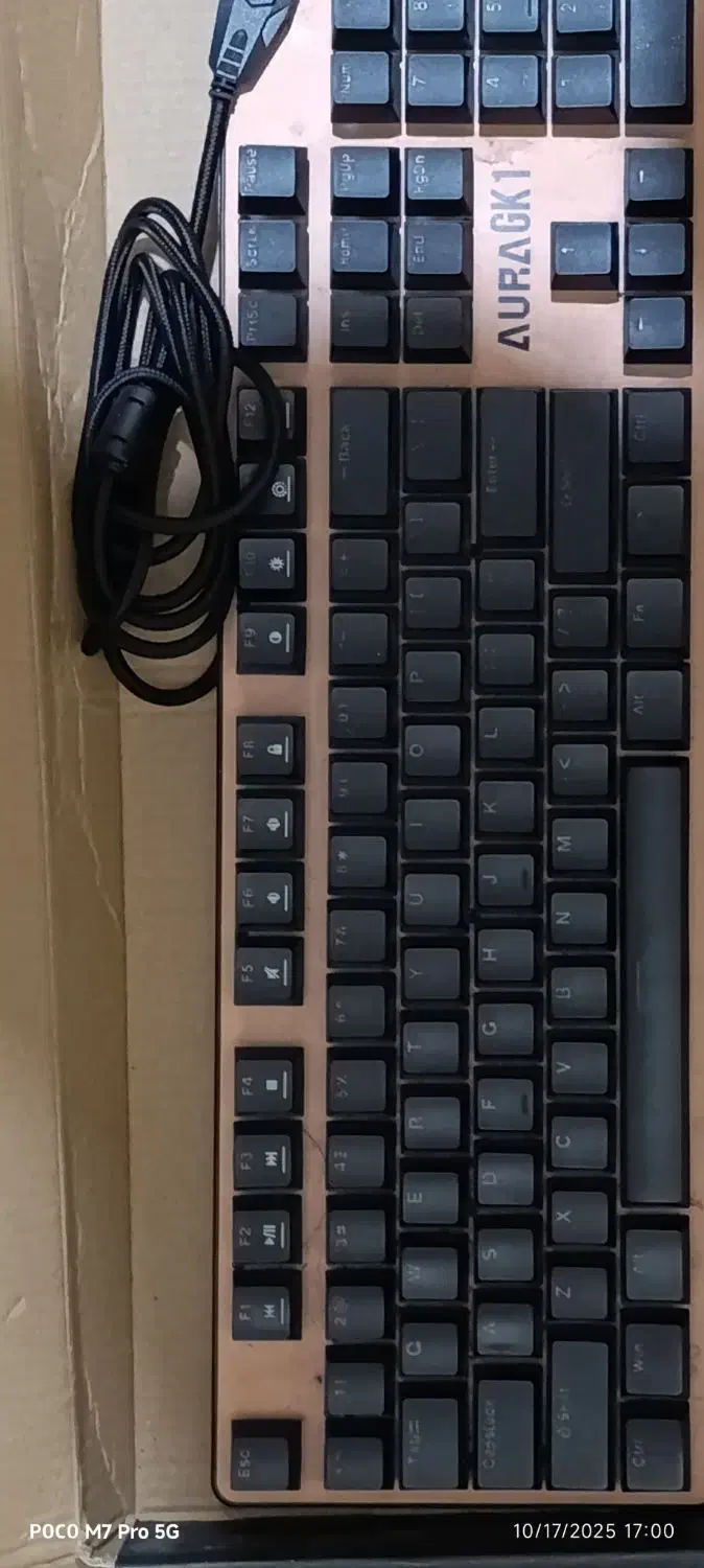 کیبورد Aura GK1 مکانیکال سوییچ قرمز کم کارکرد|قطعات و لوازم جانبی رایانه|اهواز, زیتون کارمندی|دیوار